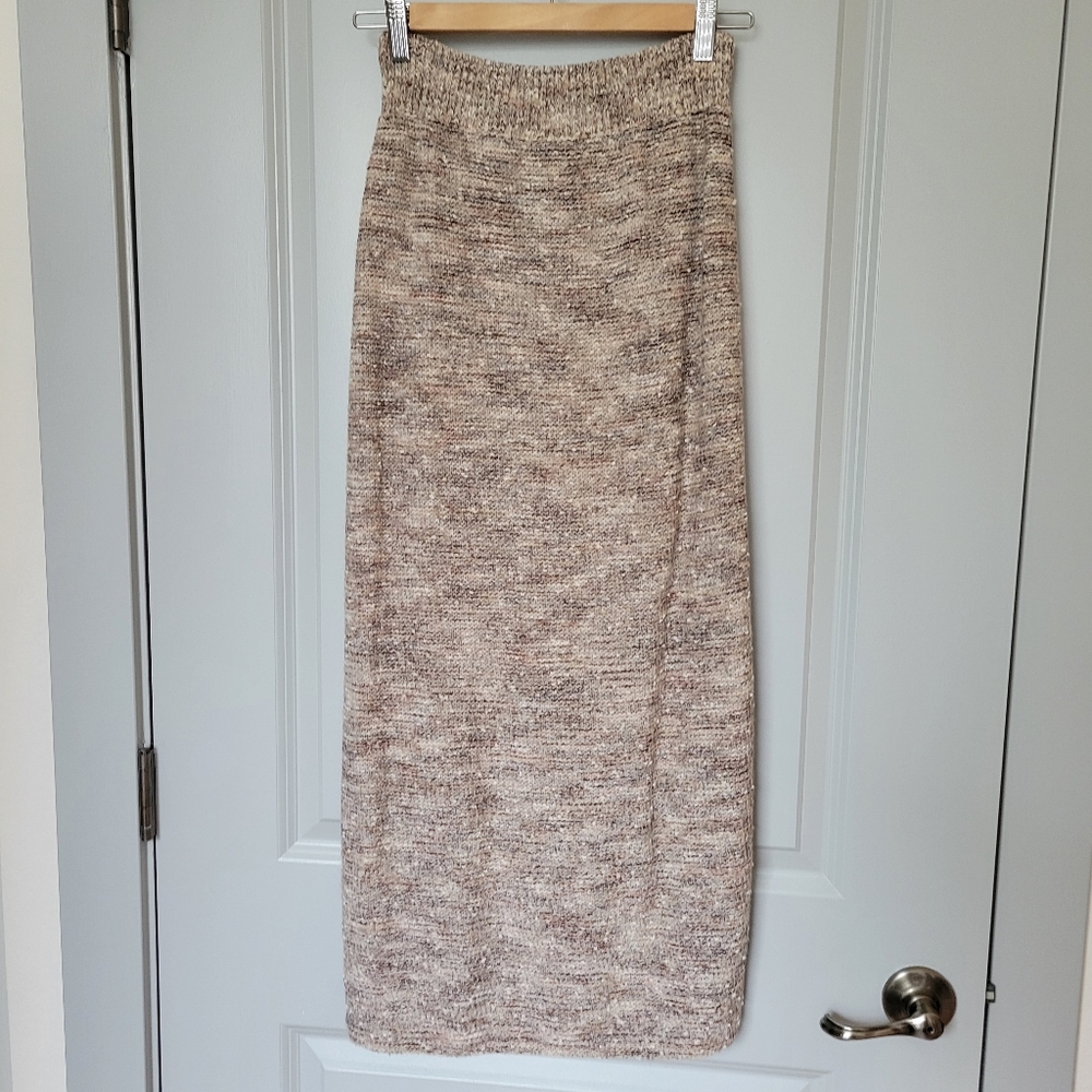 Moth Knit Wrap Sweater Skirt - Picture 2 of 7